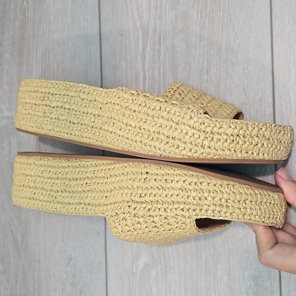 Joie Women Boho Hobo Espadrille Platform Woven Design Sandals Shoes Sz 9.5M - Picture 10 of 12